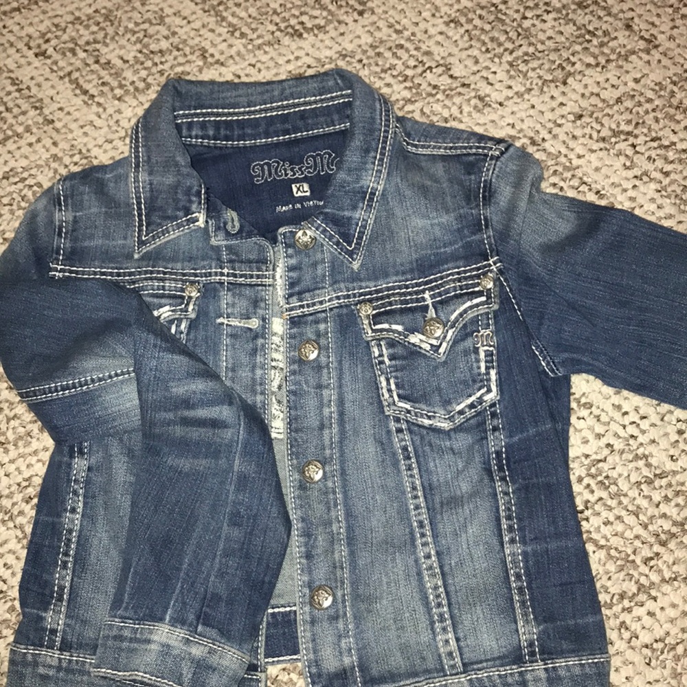 Miss Me long sleeve denim jacket